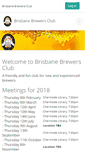 Mobile Screenshot of brisbanebrewersclub.com.au